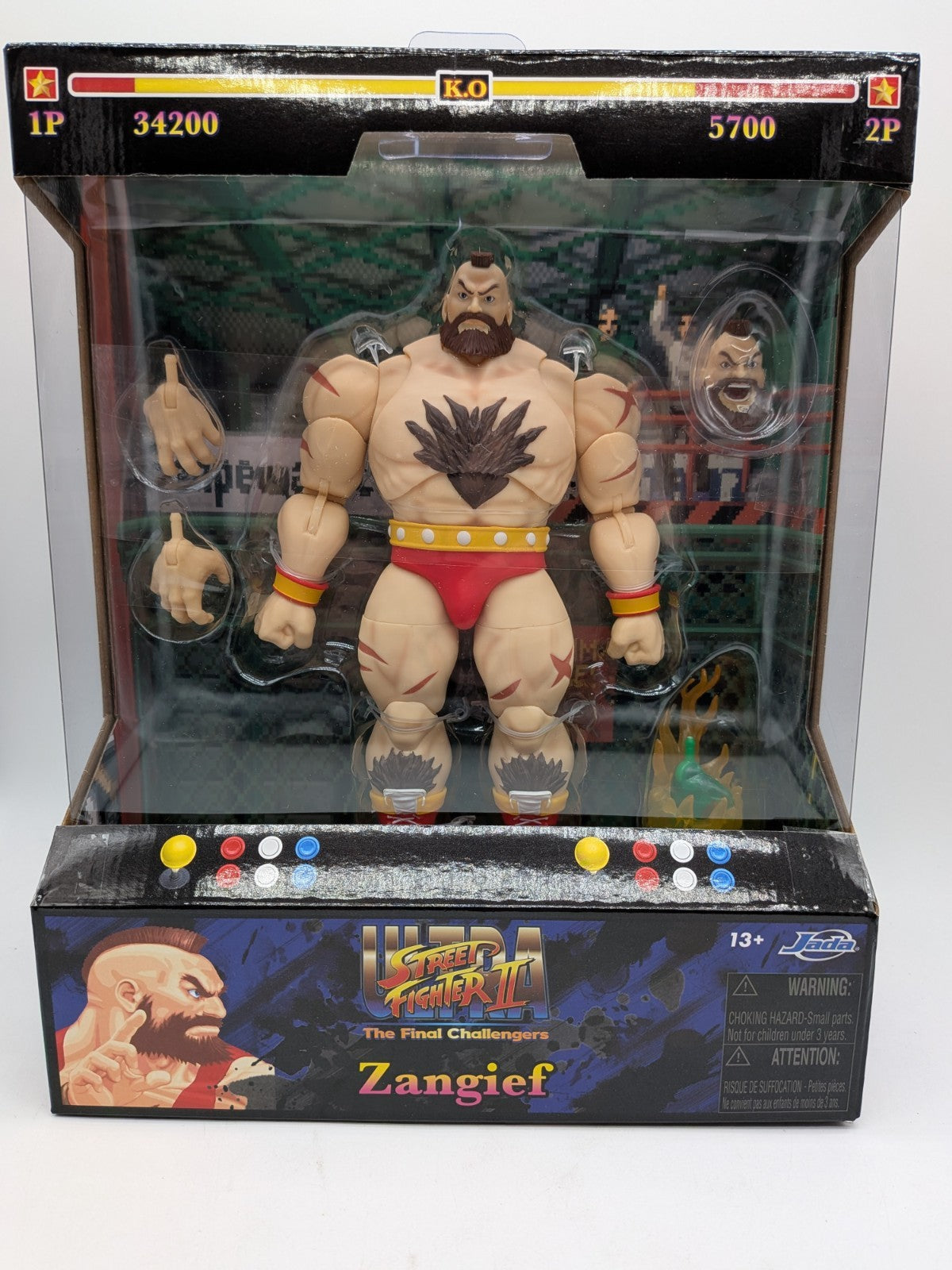 Jada Toys 2026 Ultra Street Fighter II The Final Challengers Zangief Figure 