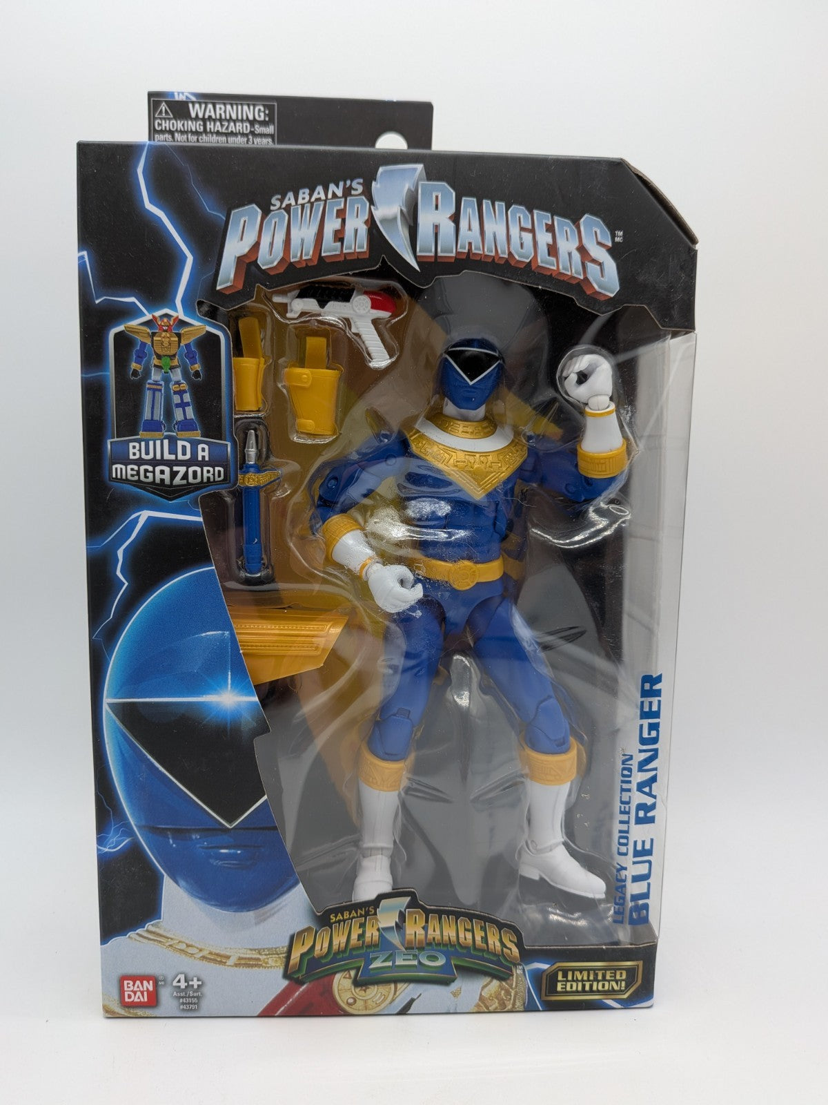 Bandai 2016 Power Rangers Legacy Collection Power Rangers Zeo Blue Ranger