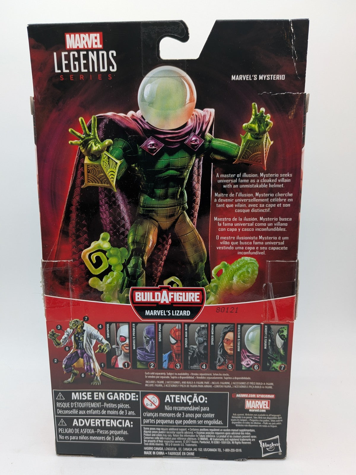 Hasbro 2018 Marvel Legends Series Marvel's Mysterio (Open Box)