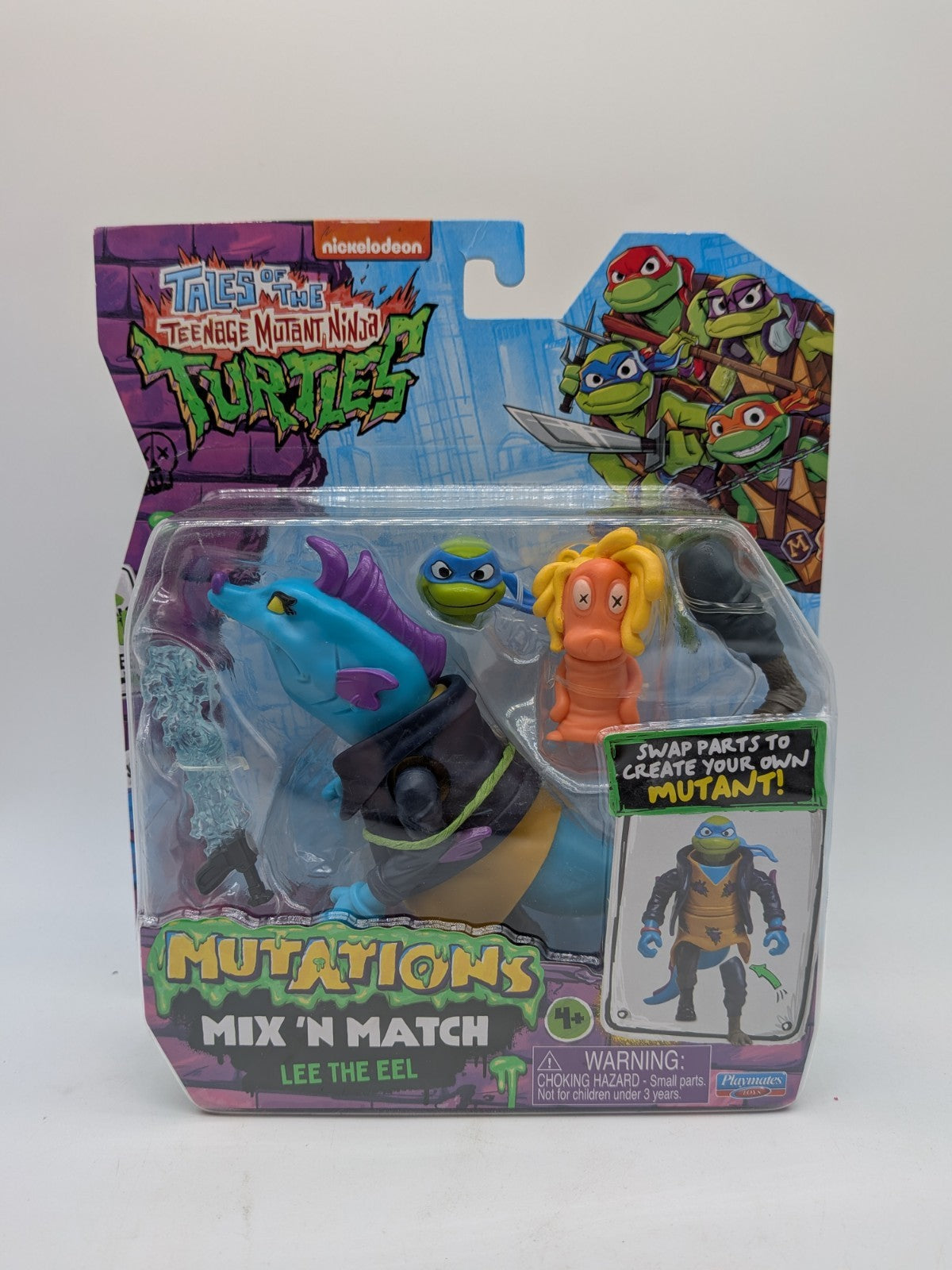 Playmates 2024 TMNT Mix 'N Match Lee the Eel Action Figure 