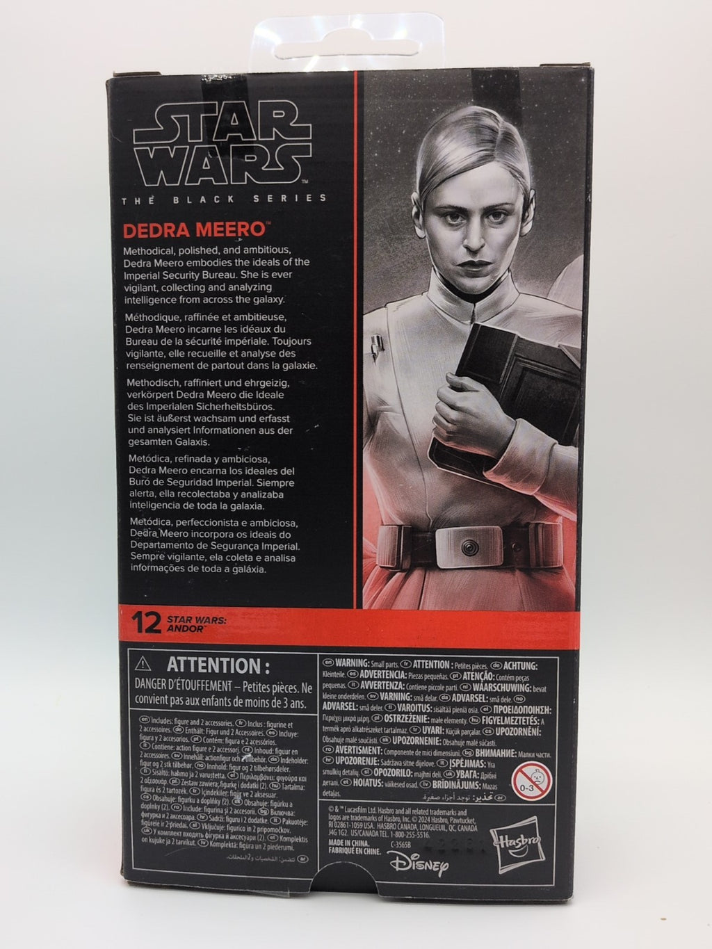 Hasbro 2024 Star Wars The Black Series (Andor) Dedra Meero Action Figure