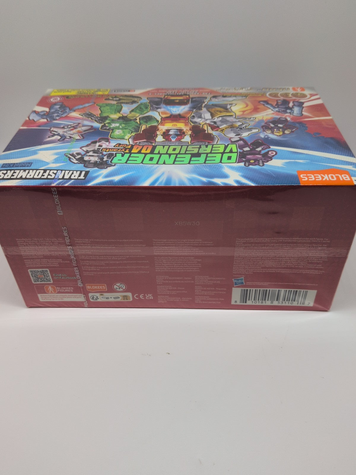 Blokees Transformers Defender Version 04 Tyrants Fury Box Of 12 Model Kit