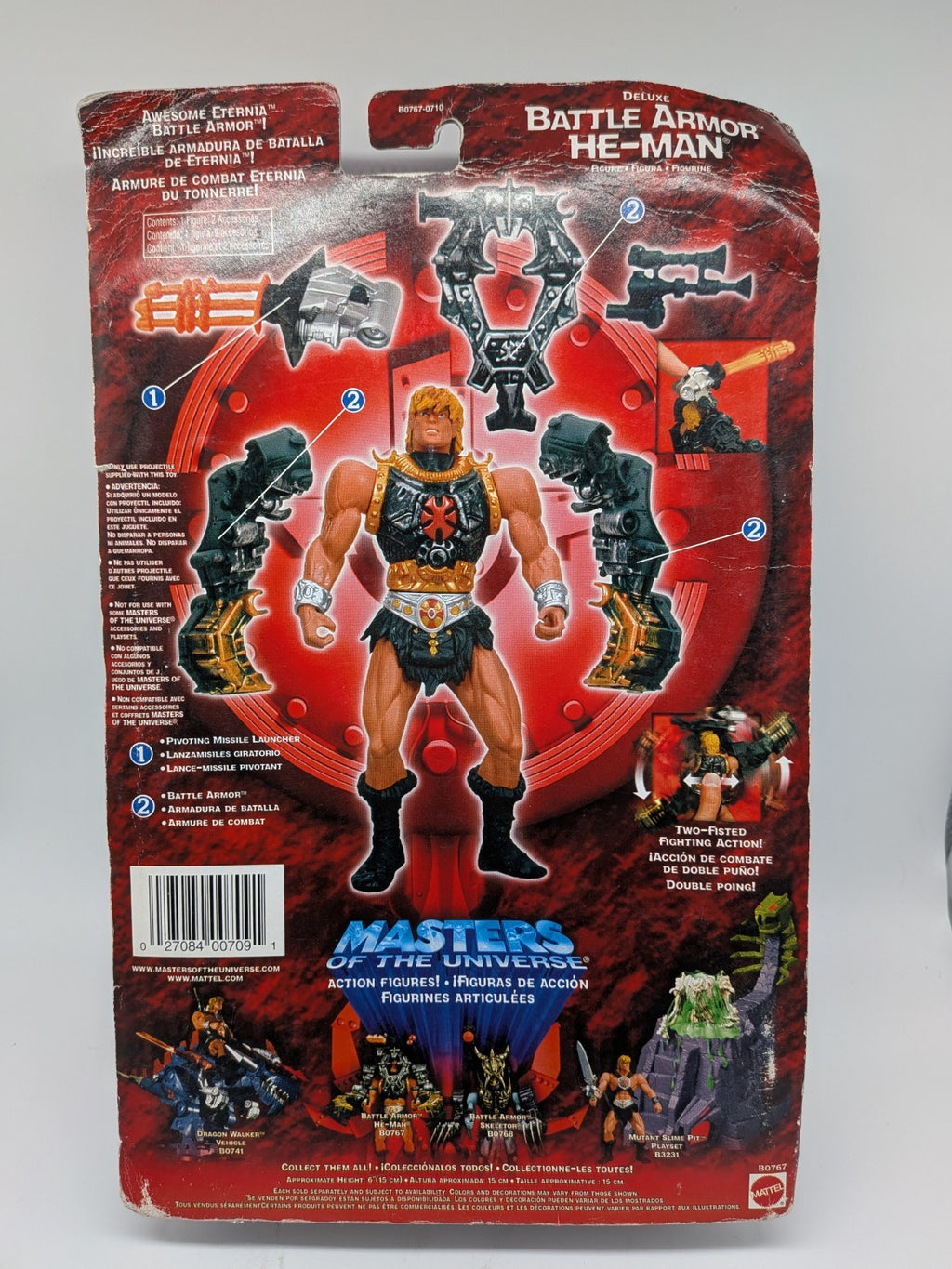 Mattel 2003 Masters of the Universe Deluxe Battle Armor He-Man Action Figure 