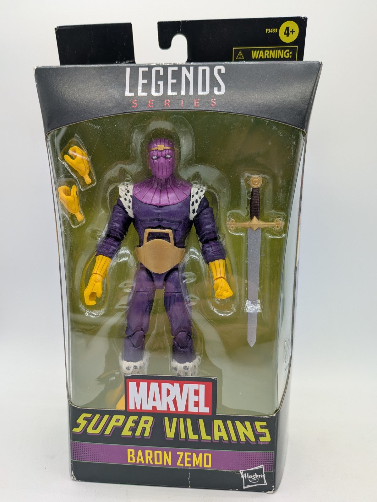 Hasbro 2022 Marvel Legends Baron Zemo Action Figure 