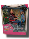 Mattel 1998 Barbie Share a Smile Becky I'm The School Photographer!