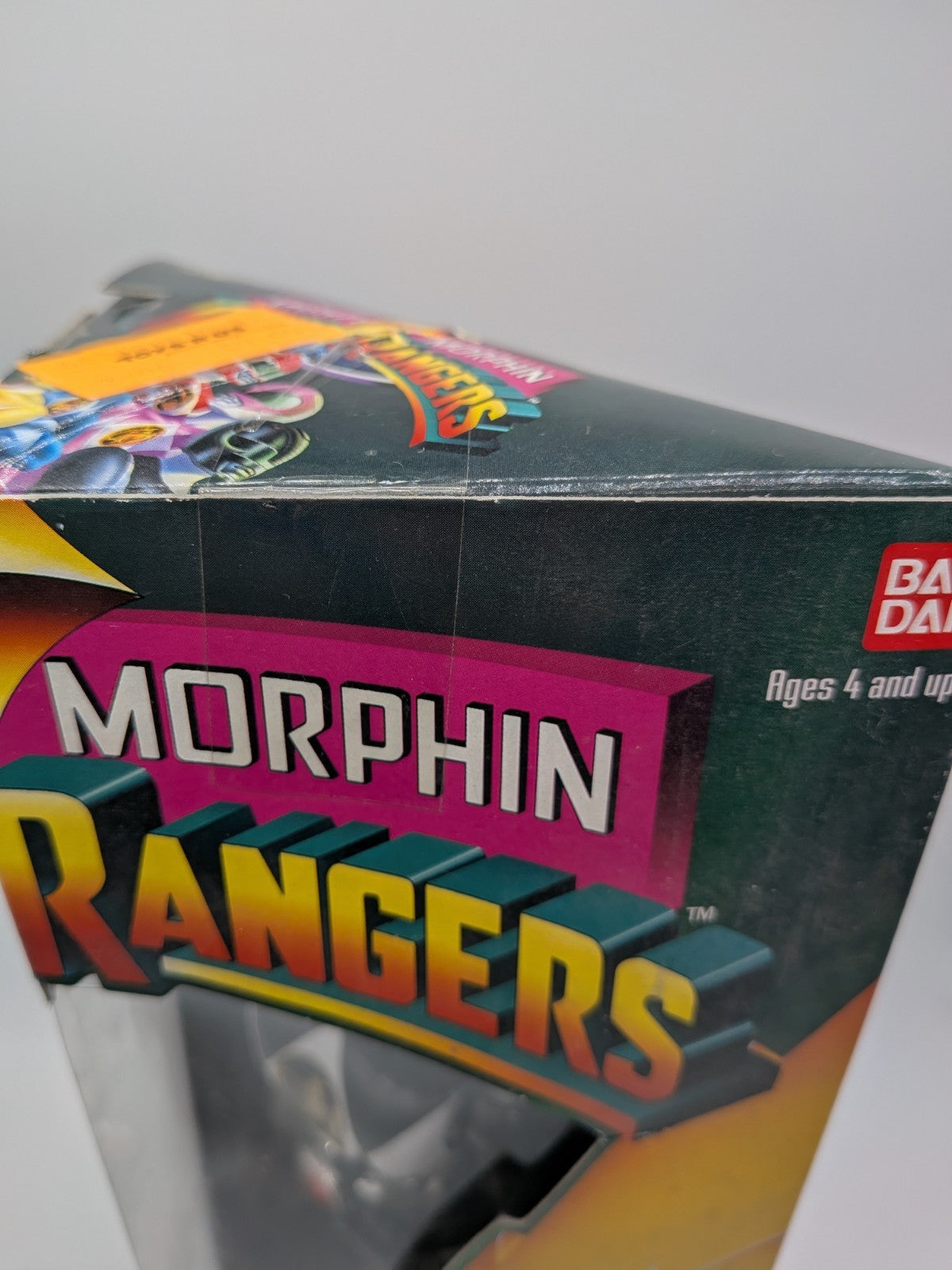 Bandai 1993 Mighty Morphin Power Rangers Zack Black Ranger 8" 