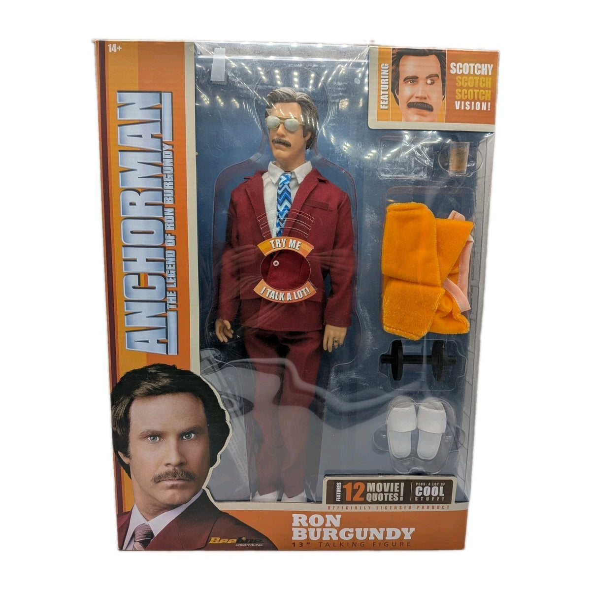 Beeline Creative 2013 Anchorman: The Legend of Ron Burgundy Ron Burgundy 13" 