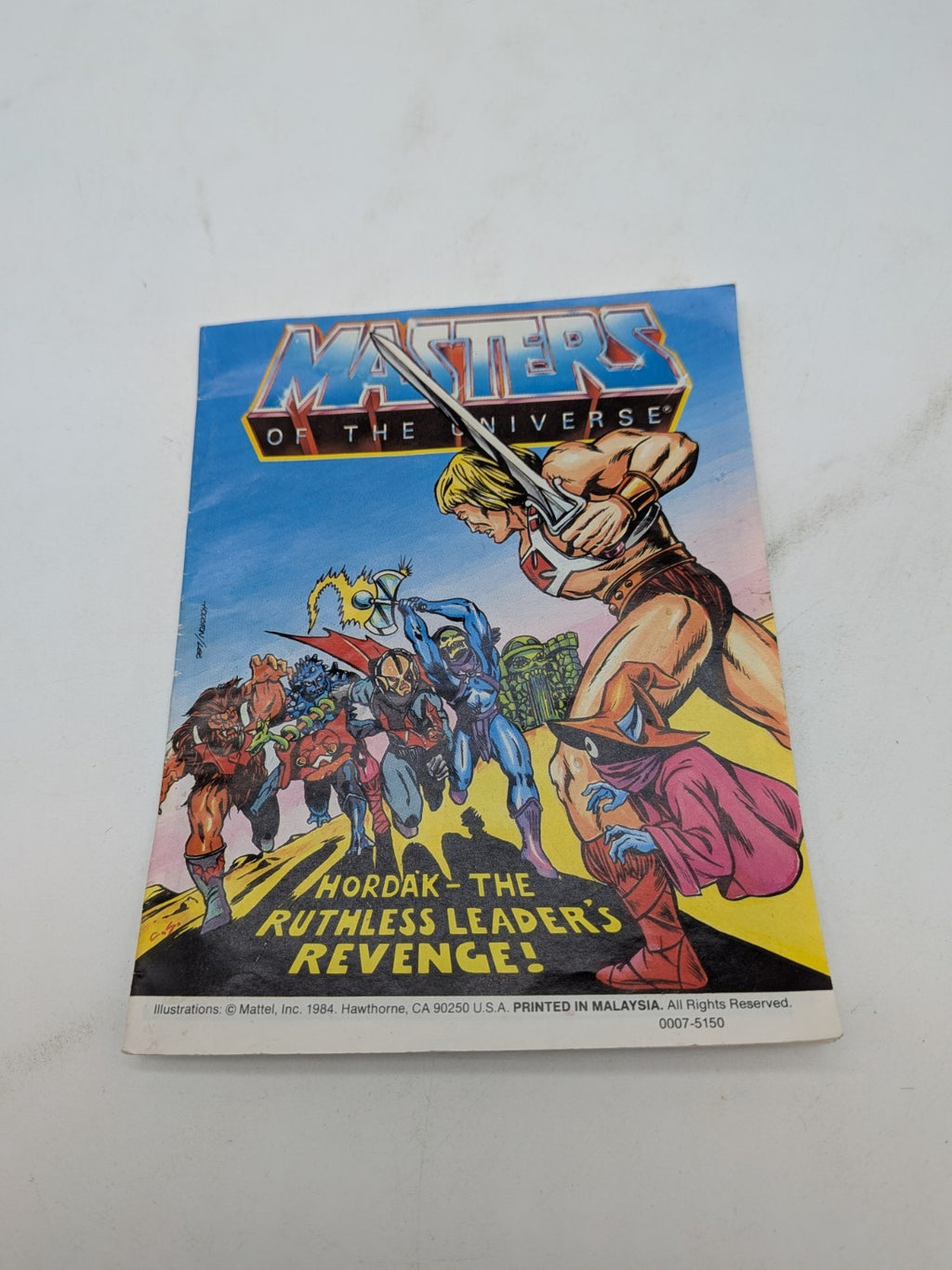 Mattel 1985 MOTU Leech Black Belt Variant Complete Crossbow