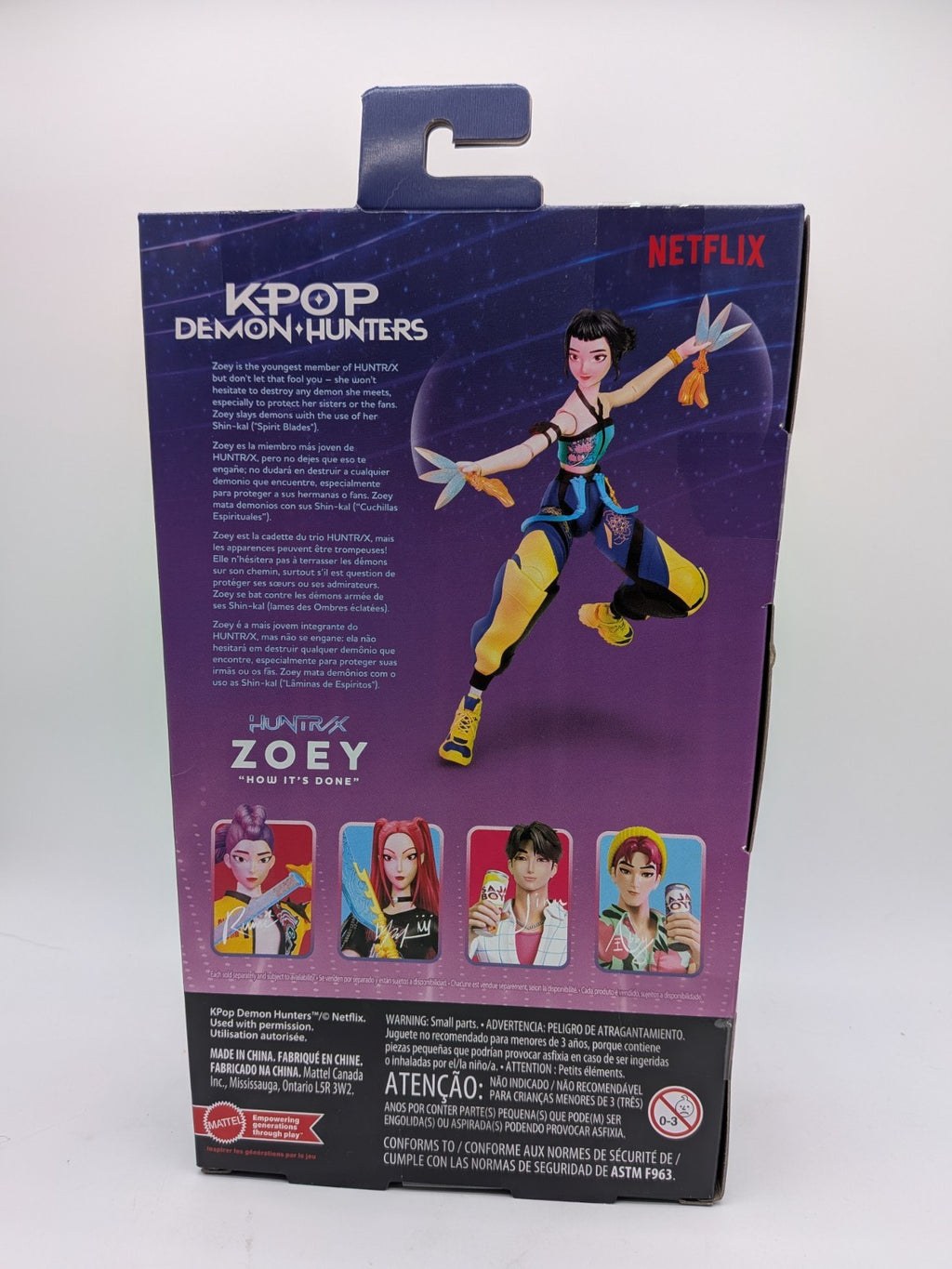 Mattel 2026 KPOP Demon Hunters Zoey "How It's Done" 6" Action Figure 