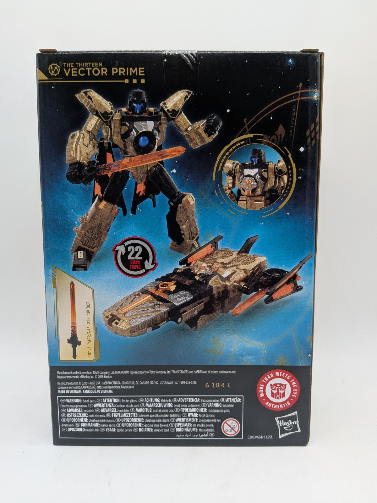 Hasbro 2026 Transformers Age of the Primes Vector Prime Figure