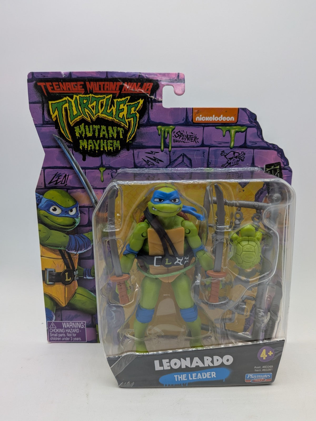 Playmates 2023 Teenage Mutant Ninja Turtles Mutant Mayhem Leonardo Action Figure