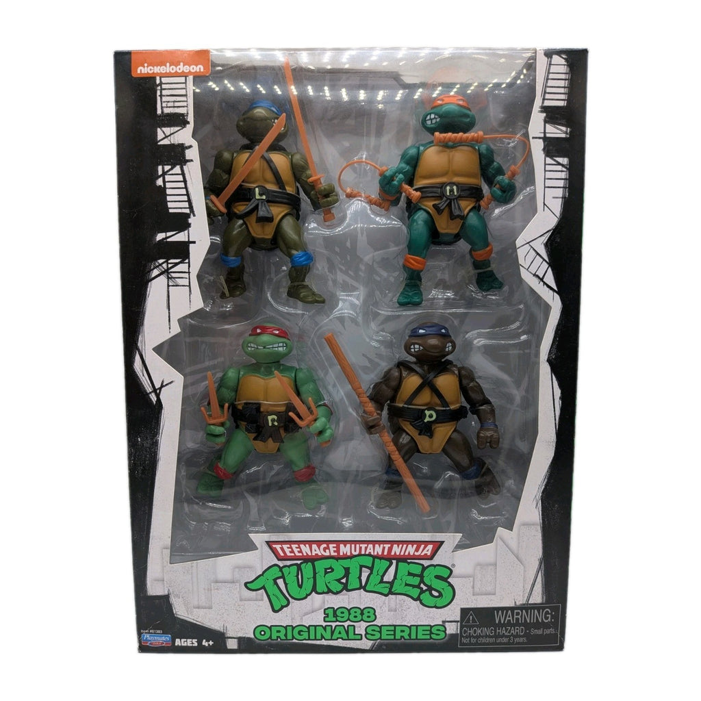 Playmates 2023 Teenage Mutant Ninja Turtles 1988 Original Series 4-Pack Figures
