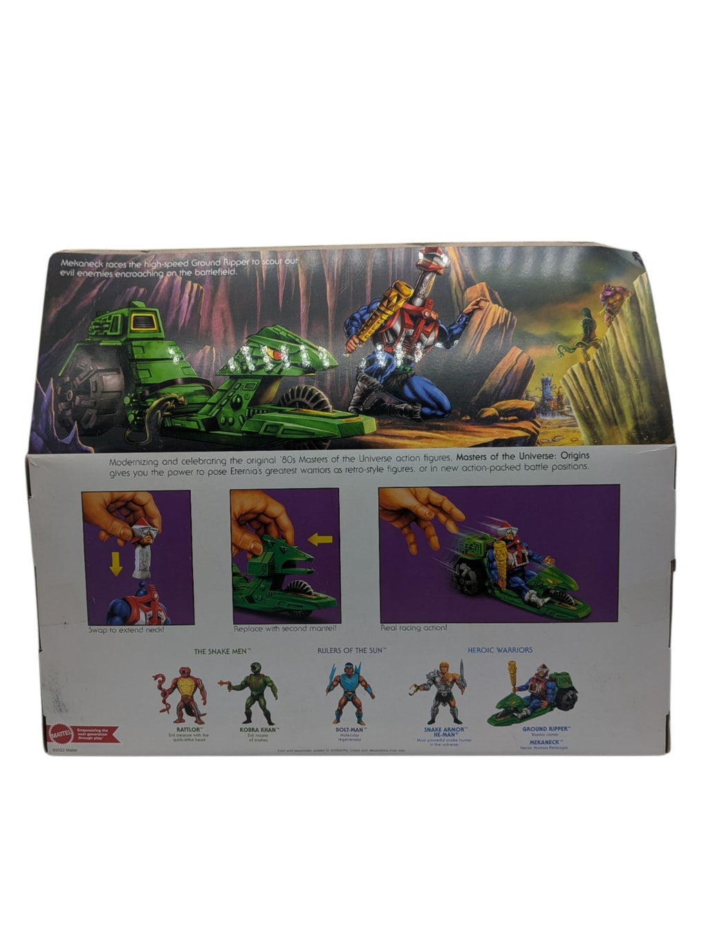 Mattel 2022 Masters of the Universe Origins Mekaneck and Ground Ripper