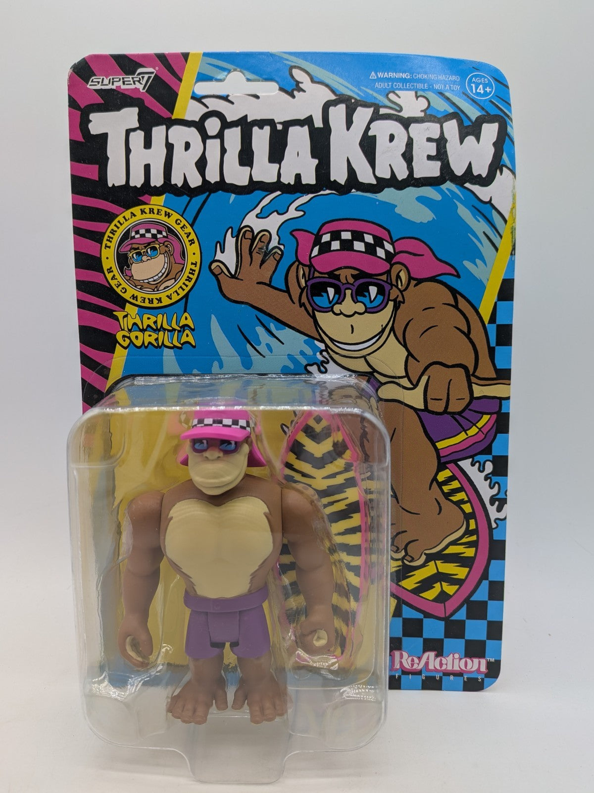 Super7 2024 Thrilla Krew Thrilla Gorilla Action Figure 