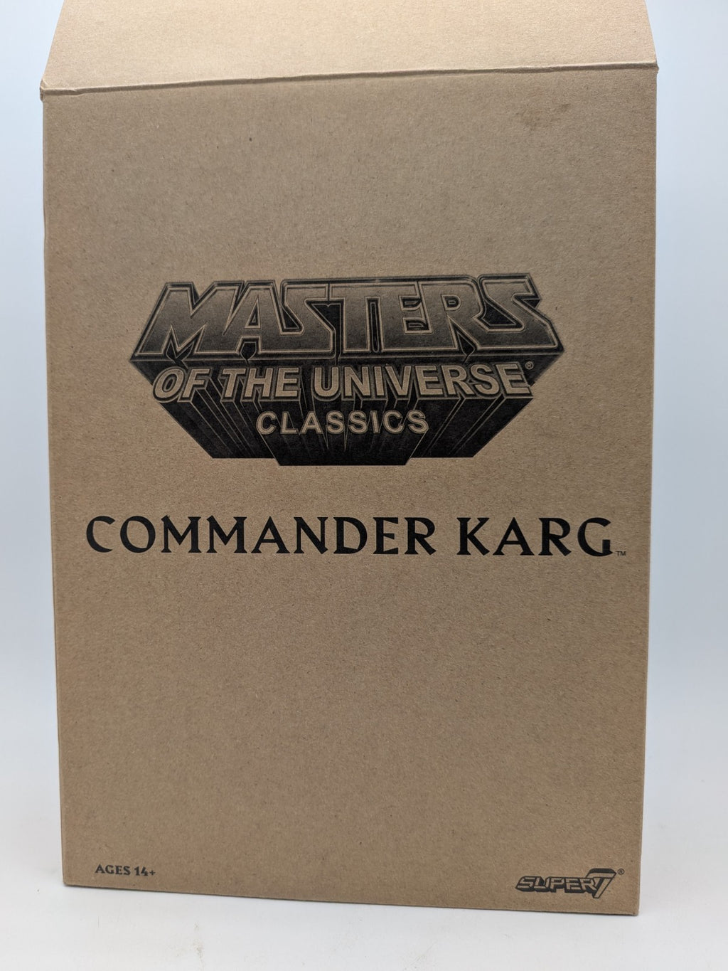 Super7 2018 Masters of the Universe Classics Commander Karg Action Figure 