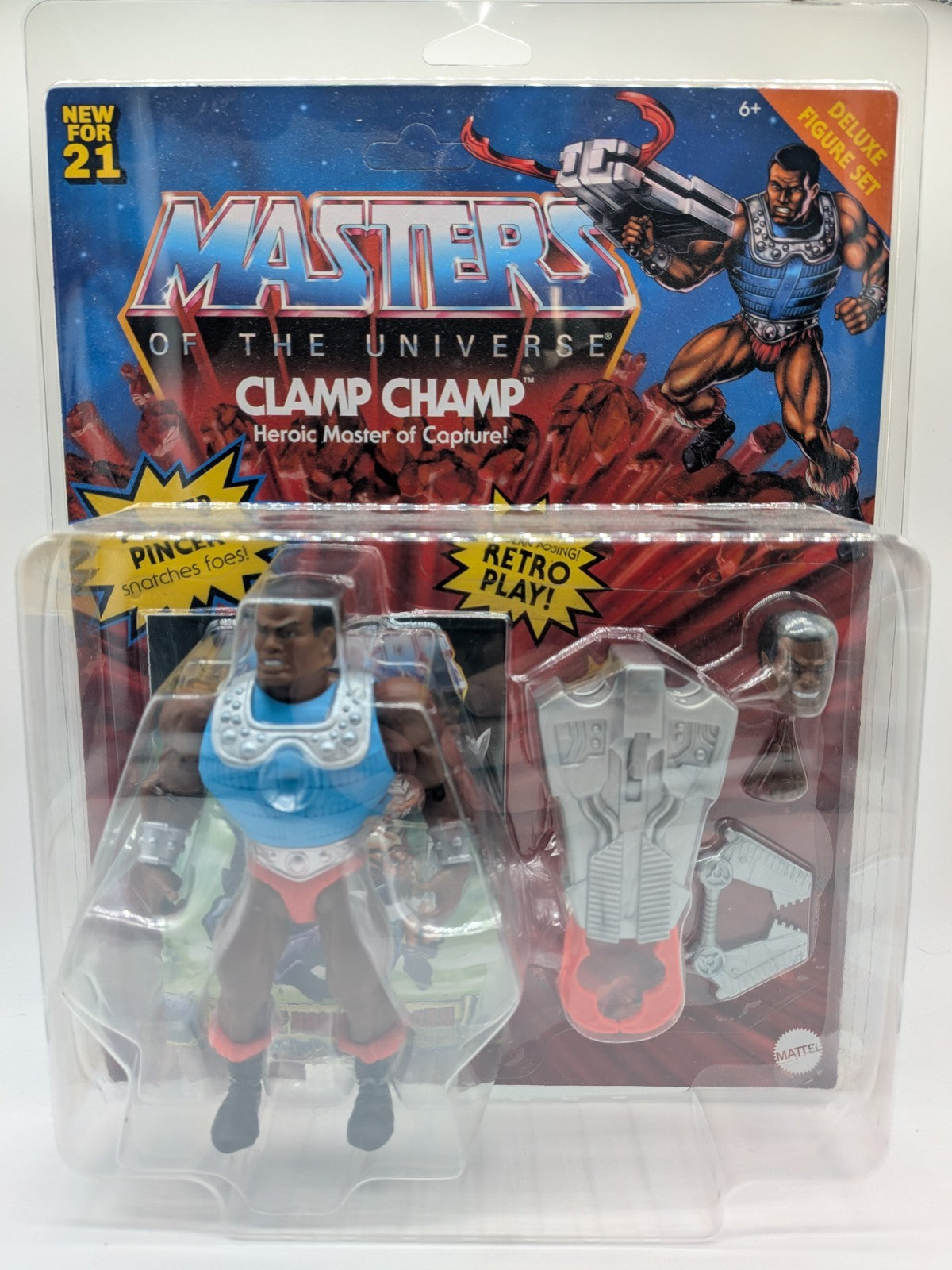 Mattel 2020 Masters of the Universe Origins Deluxe Clamp Champ - Unpunched