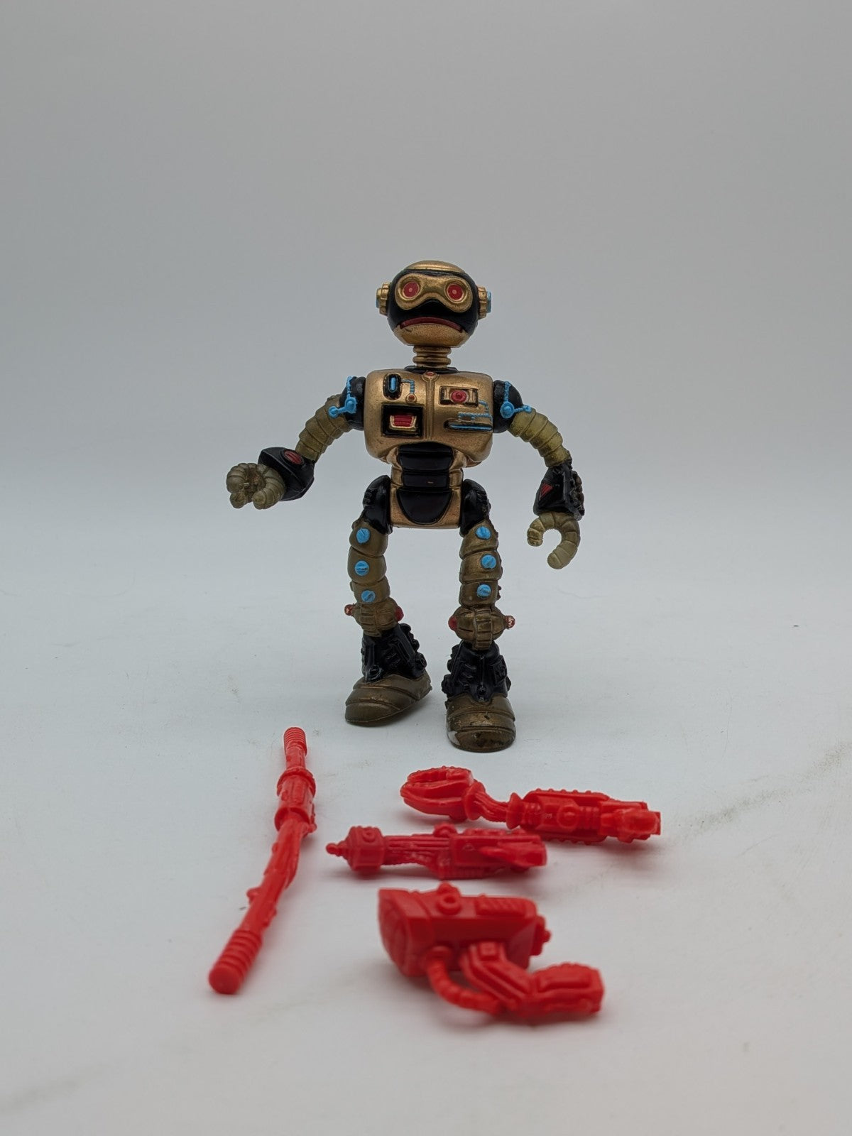 Playmates 1990 Teenage Mutant Ninja Turtles Fugitoid Action Figure 