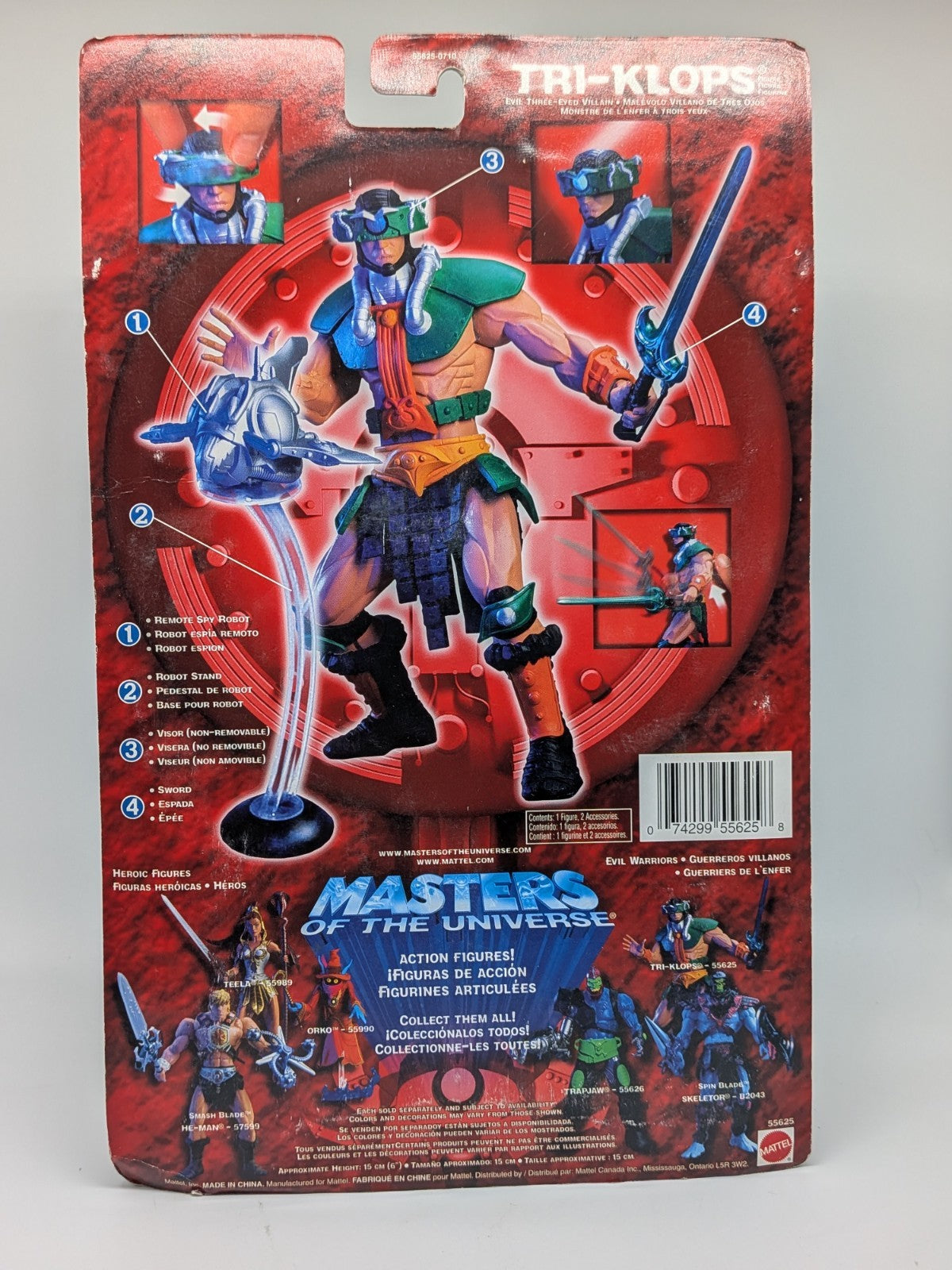 Mattel 2002 Masters of the Universe Tri-Klops (Dark Green Variant) (200x)