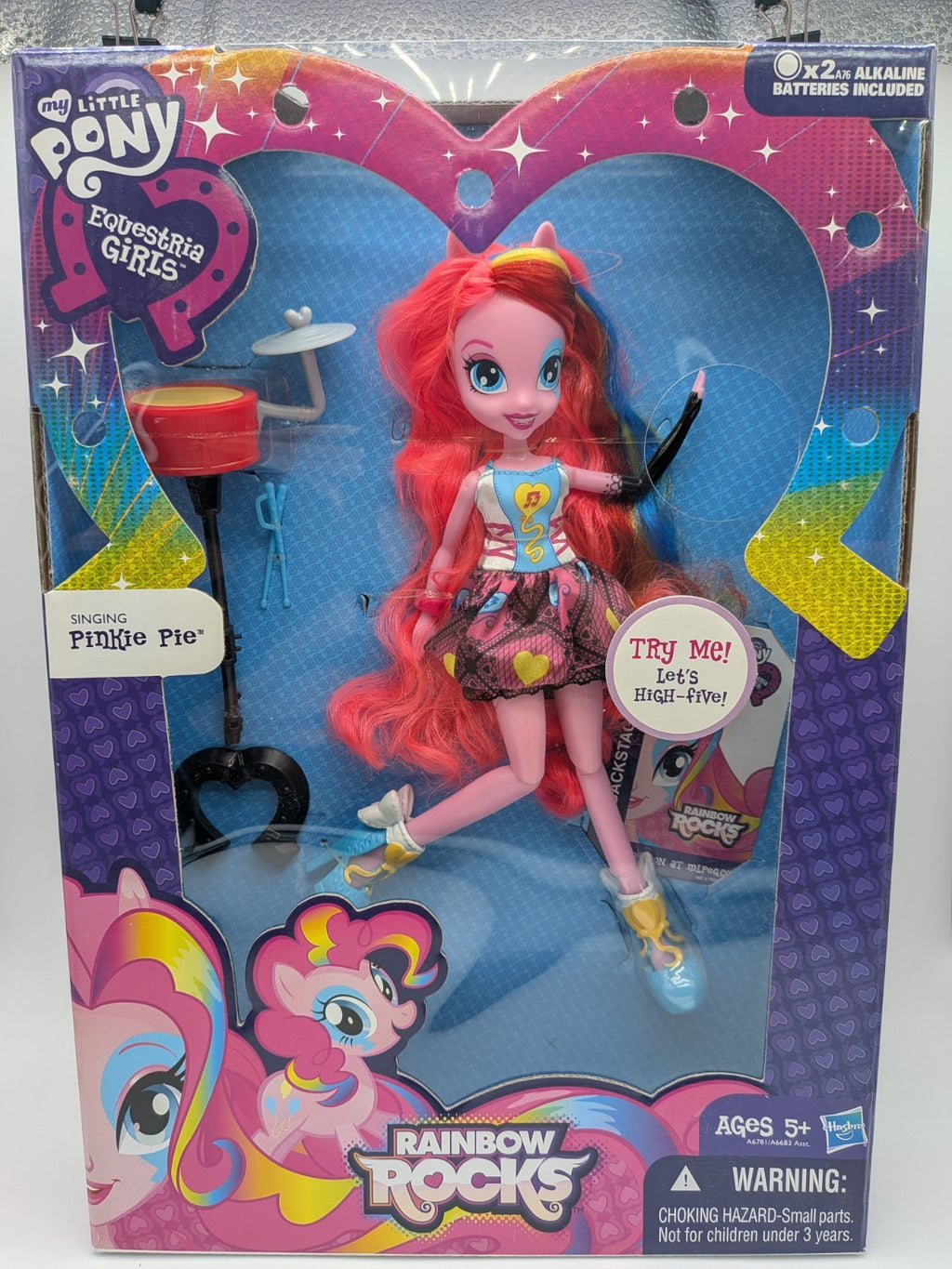 Hasbro 2013 My Little Pony Equestria Girls Rainbow Rocks Singing Pinkie Pie