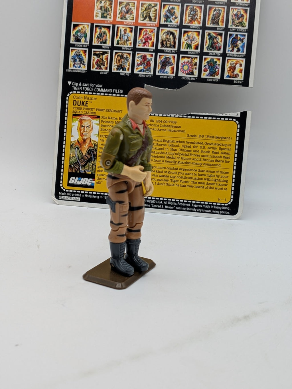 Hasbro 1988 G.I. Joe Tiger Force Duke Action Figure (Complete)