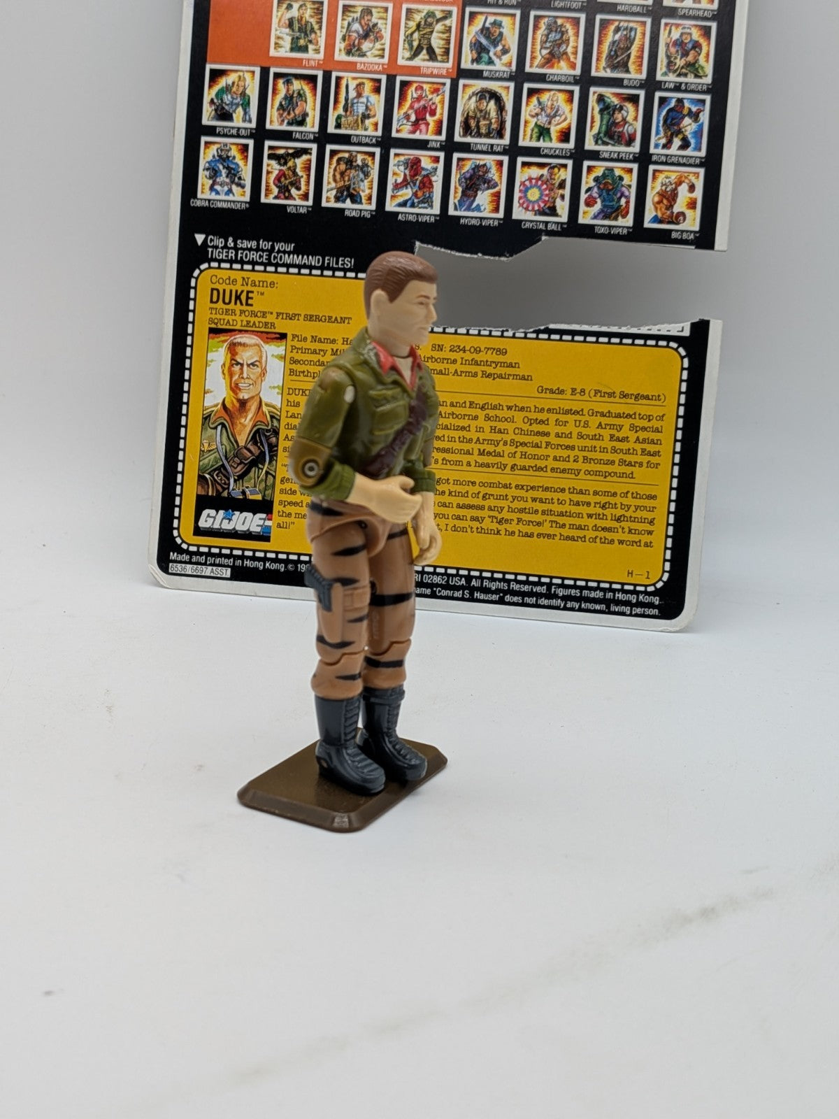 Hasbro 1988 G.I. Joe Tiger Force Duke Action Figure (Complete)