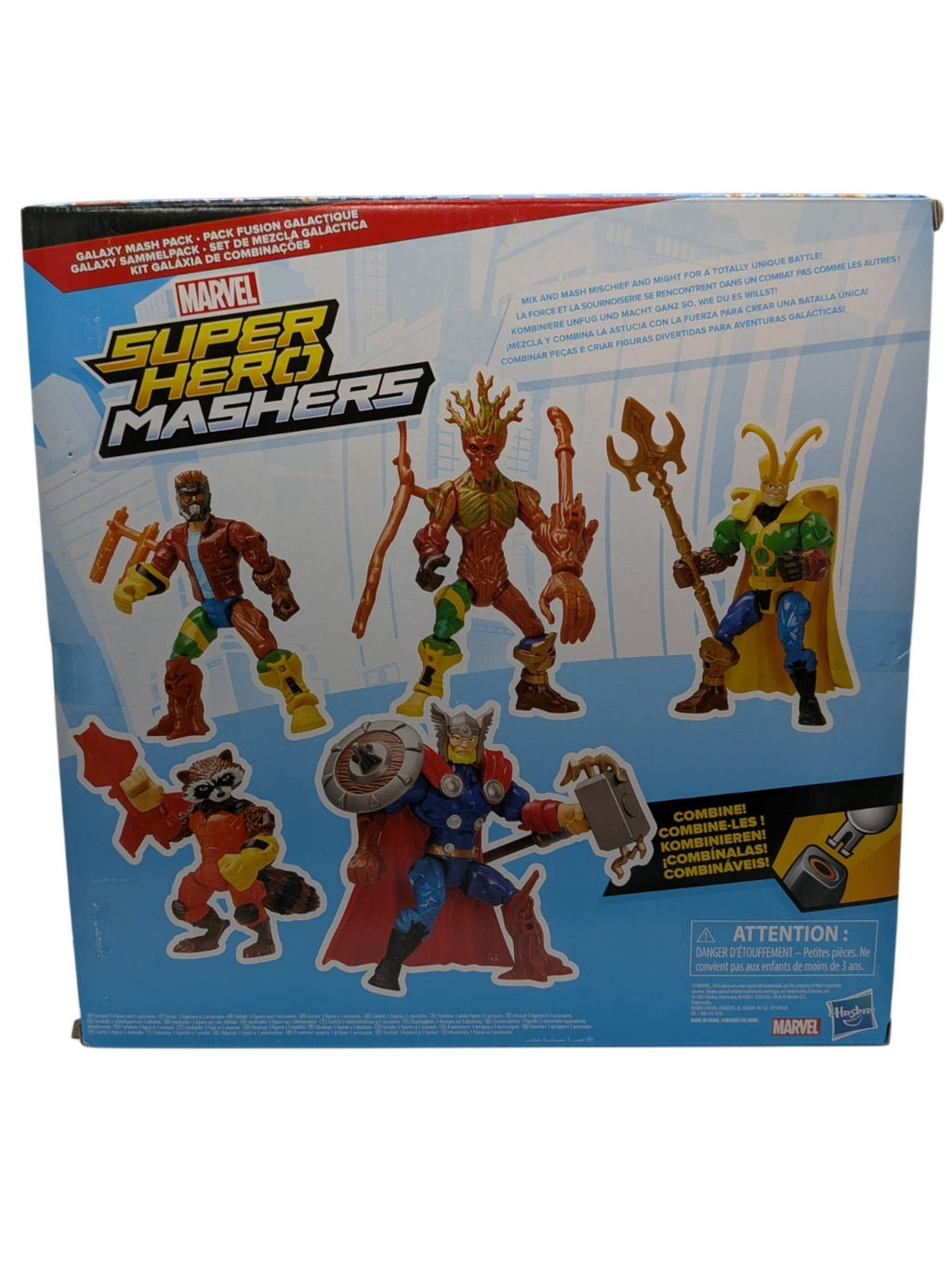 Hasbro 2022 Marvel Super Hero Mashers Galaxy Of The Guardians Mash Pack 5-Pack