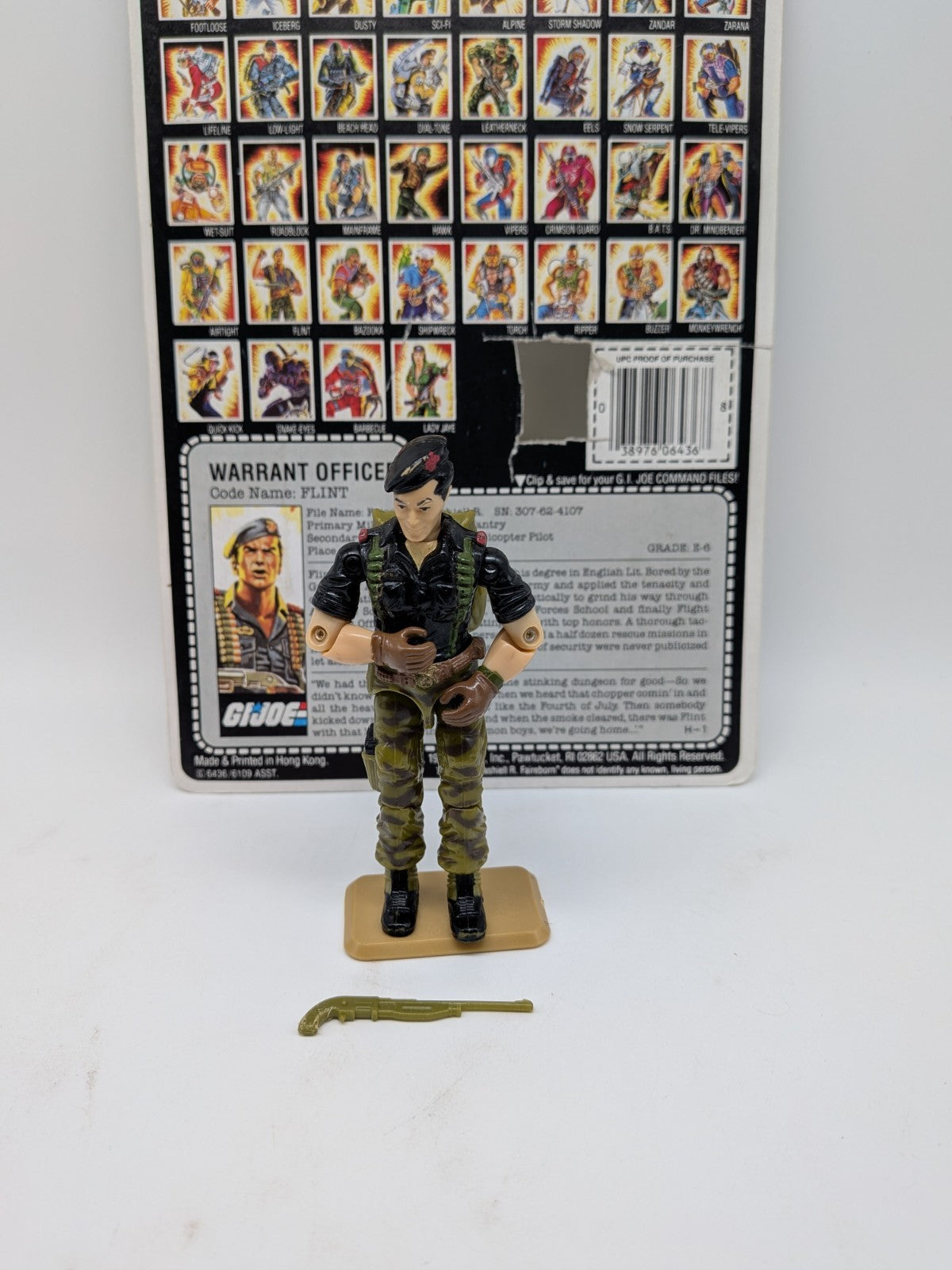  Hasbro 1985 G.I. Joe Flint V1 Action Figures (Complete)