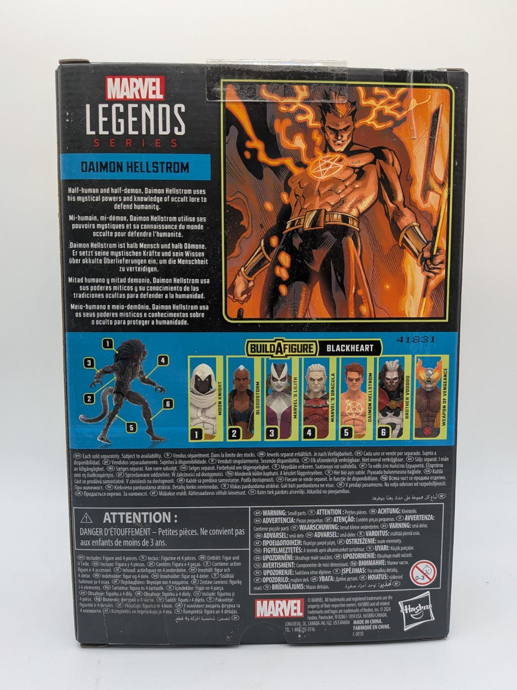 Hasbro 2024 Marvel Legends Daimon Hellstrom
