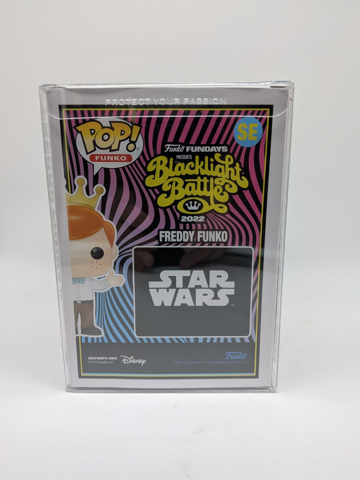 Funko Pop! Vinyl: Freddy Funko as Han Solo Funko (Blacklight Battle Exclusive)