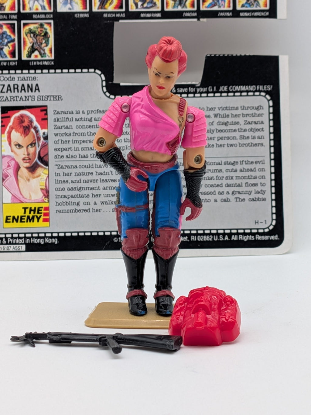 ​Hasbro 1986 G.I. Joe Zarana Action Figure (Complete)