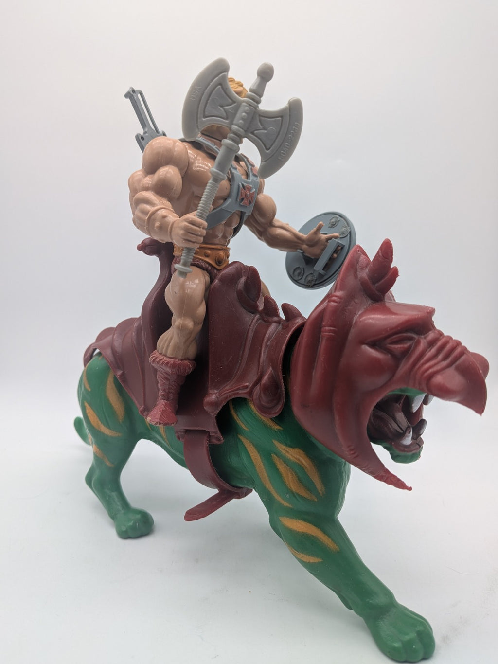 Mattel 1982 Masters of the Universe He-Man and Battle Cat Set (Complete) w/Comic