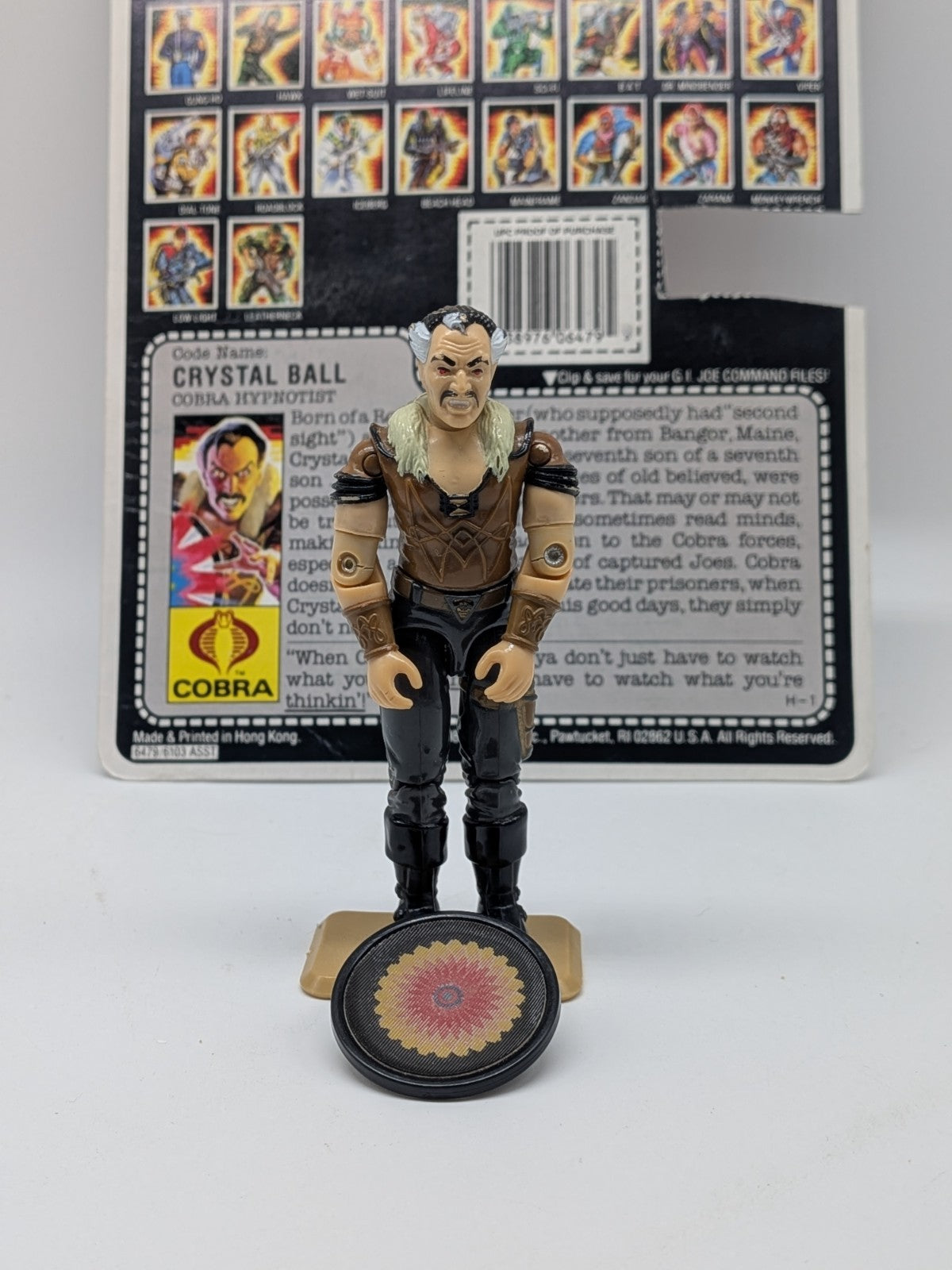 Hasbro 1987 G.I. Joe Crystal Ball Action Figure (Complete)