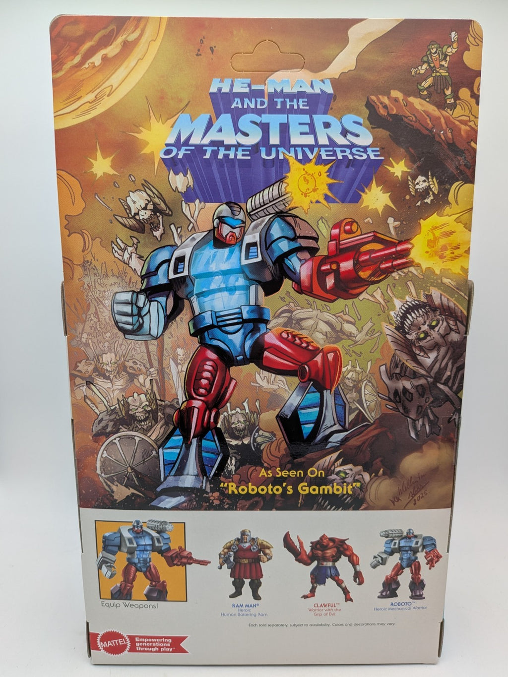 Mattel 2026 Masters of the Universe Cartoon Collection Roboto (200x) Figure