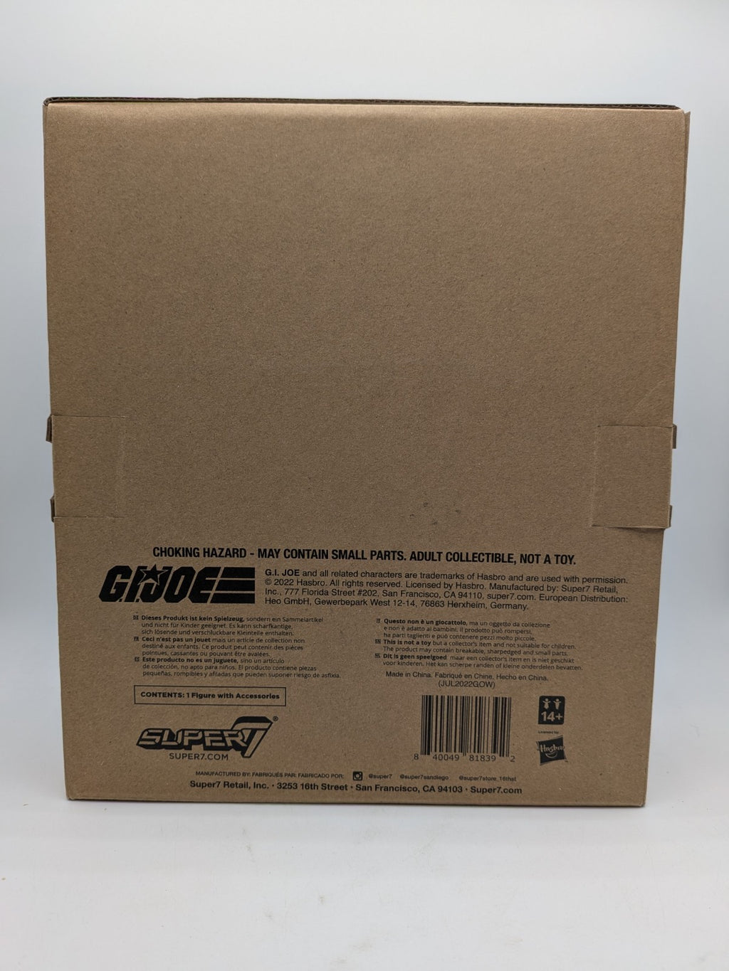 Super7 2022 G.I. Joe ULTIMATES! Baroness Action Figure 