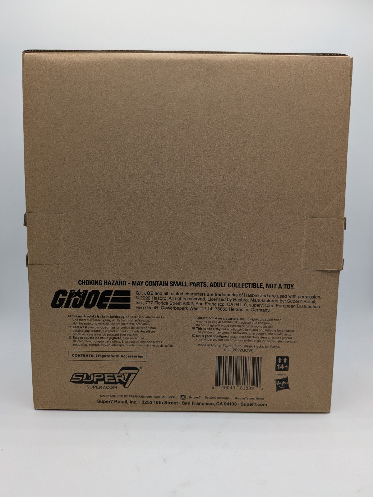 Super7 2022 G.I. Joe ULTIMATES! Baroness Action Figure 