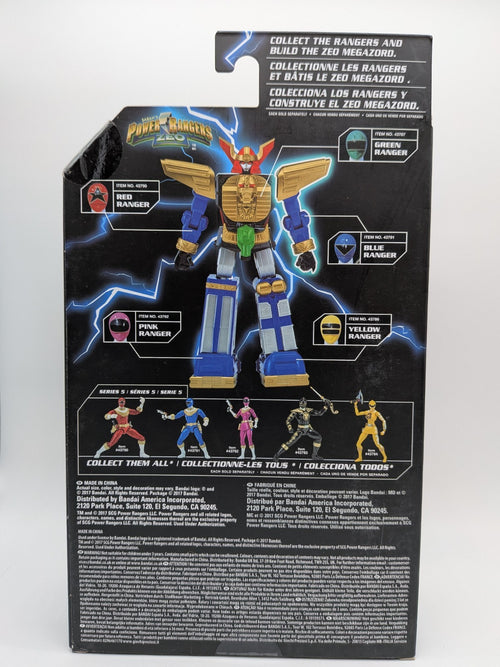 Bandai 2016 Power Rangers Legacy Collection Power Rangers Zeo Blue Ranger