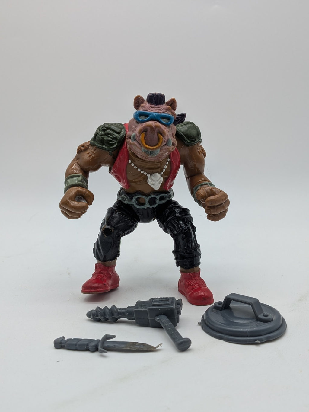 Playmates 1988 Teenage Mutant Ninja Turtles Bebop Action Figure (Complete)
