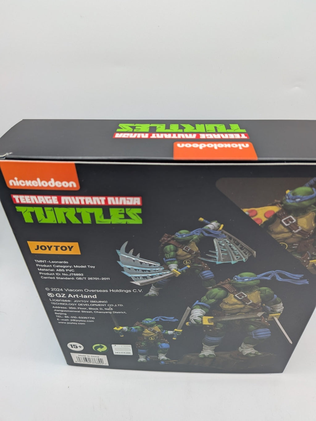 Joy Toy 2024 Teenage Mutant Ninja Turtles Leonardo 1:18 Action Figure 