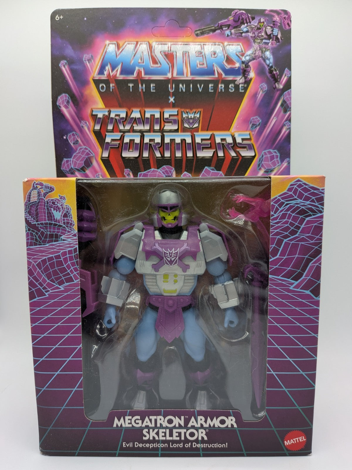 Mattel 2025 Masters of the Universe x Transformers Megatron Armor Skeletor