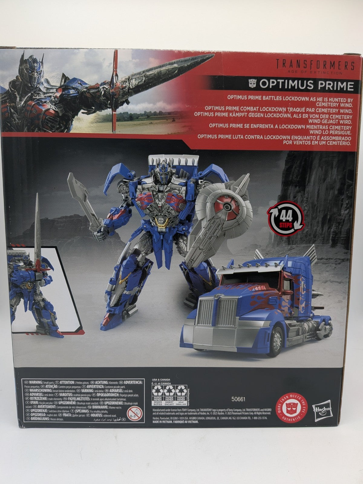 Hasbro 2025 Transformers Studio Series Optimus Prime Age of Extinction Figure