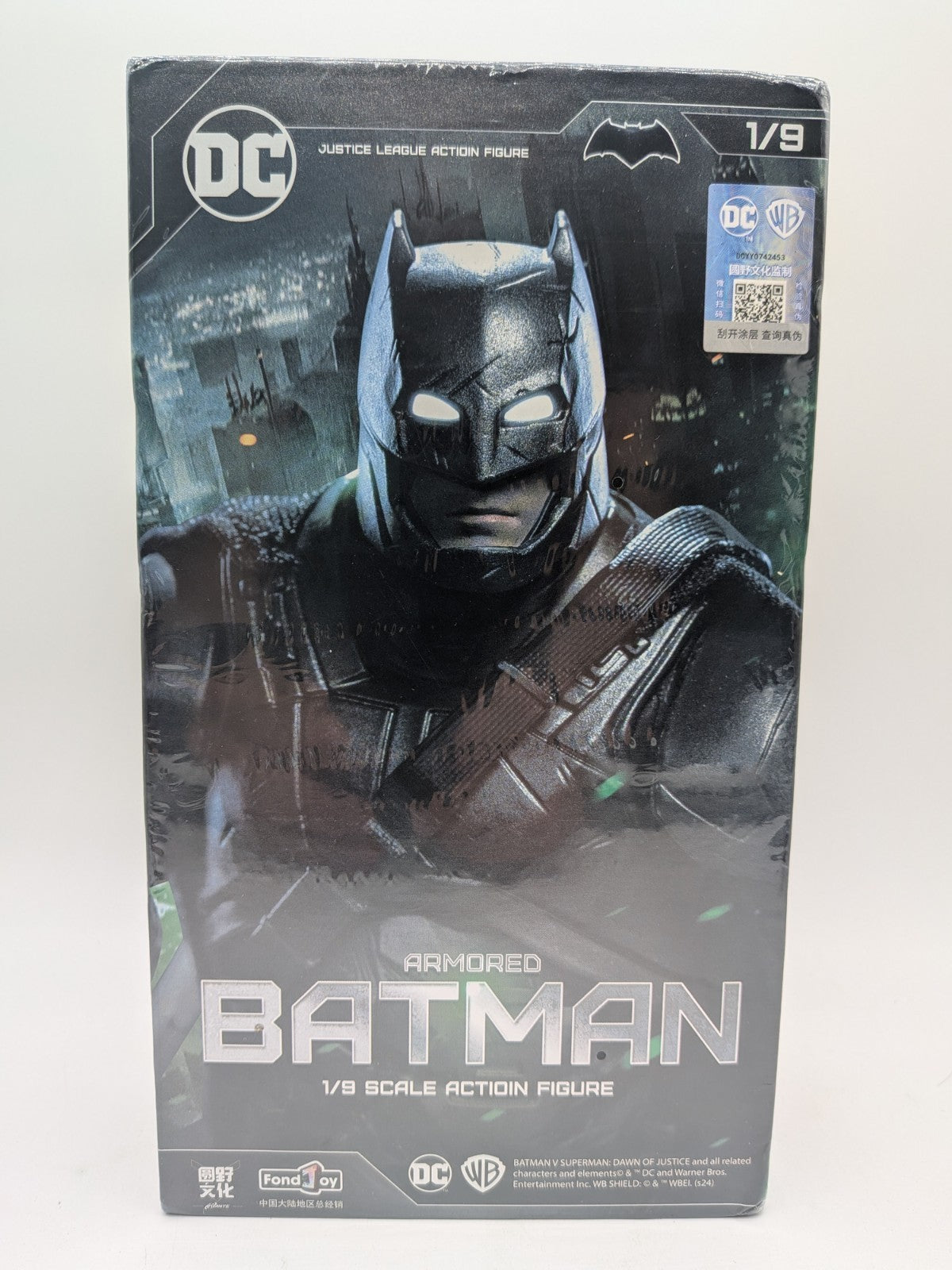 FondJoy 2024 DC Justice League Armored Batman 1/9 Scale Action Figure 
