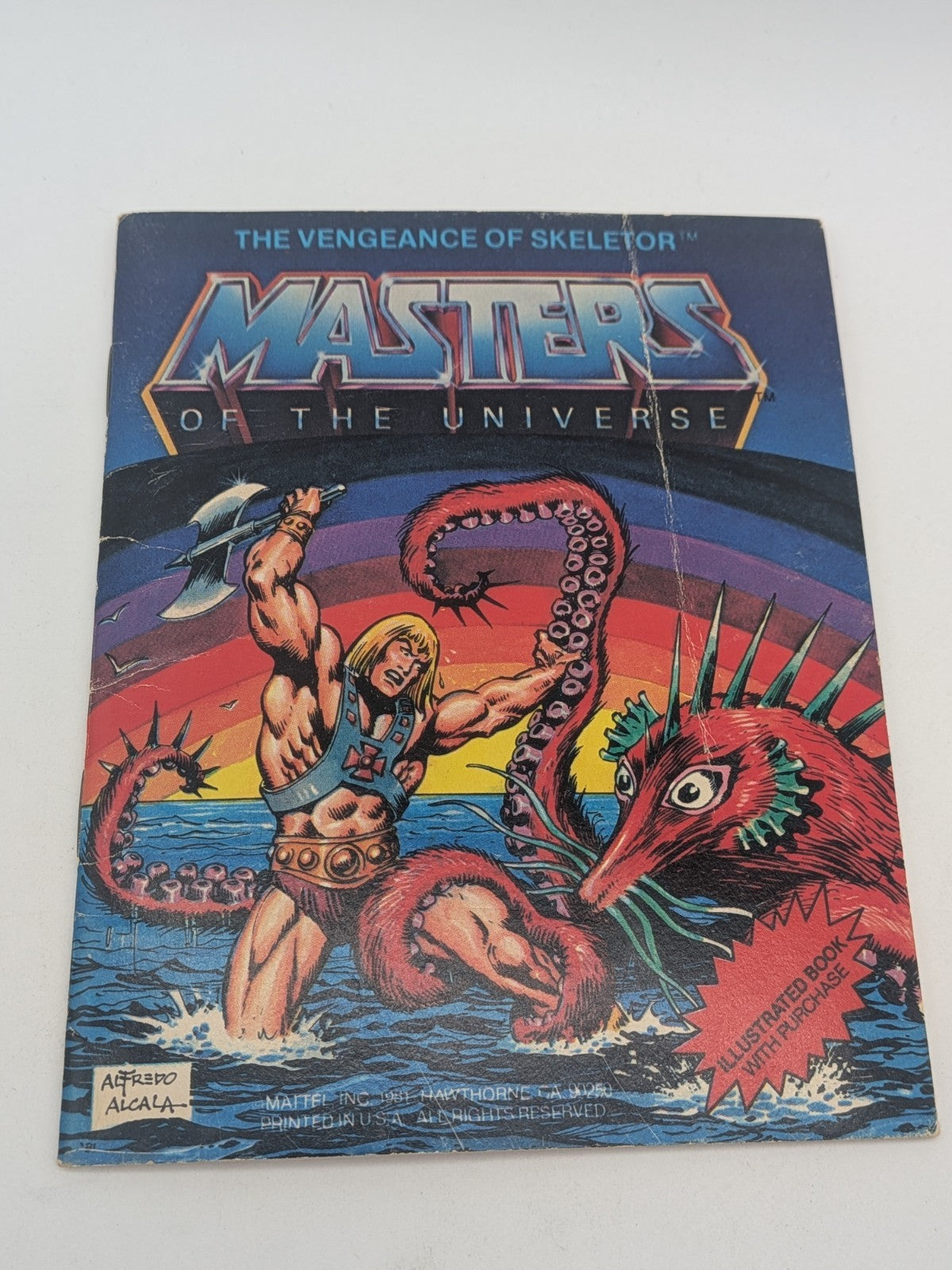 Mattel 1982 Masters of the Universe He-Man and Battle Cat Set (Complete) w/Comic