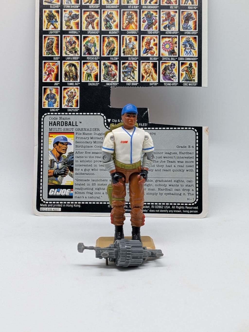 Hasbro 1988 G.I. Joe Hardball Action Figure (Complete)