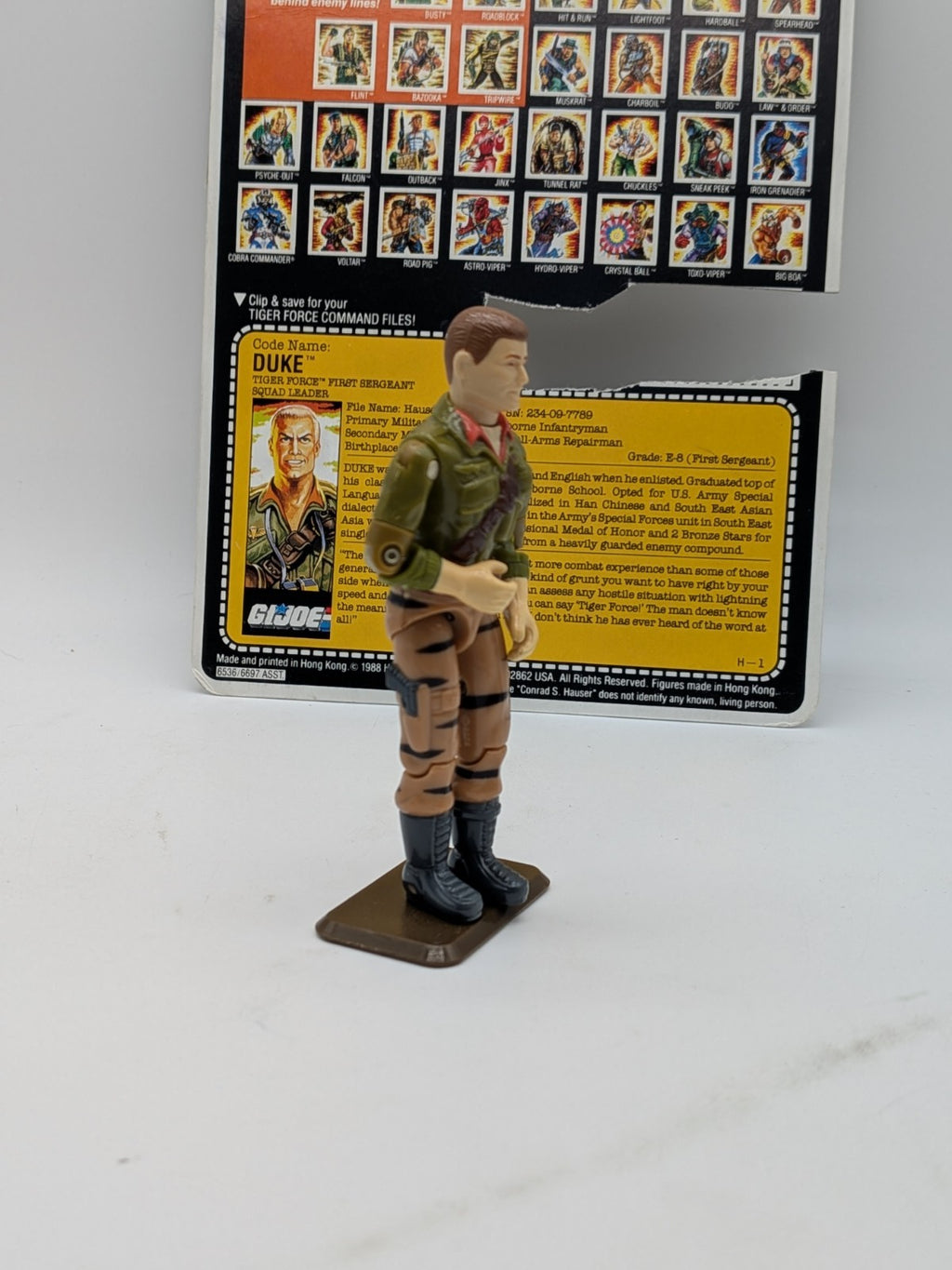 Hasbro 1988 G.I. Joe Tiger Force Duke Action Figure (Complete)