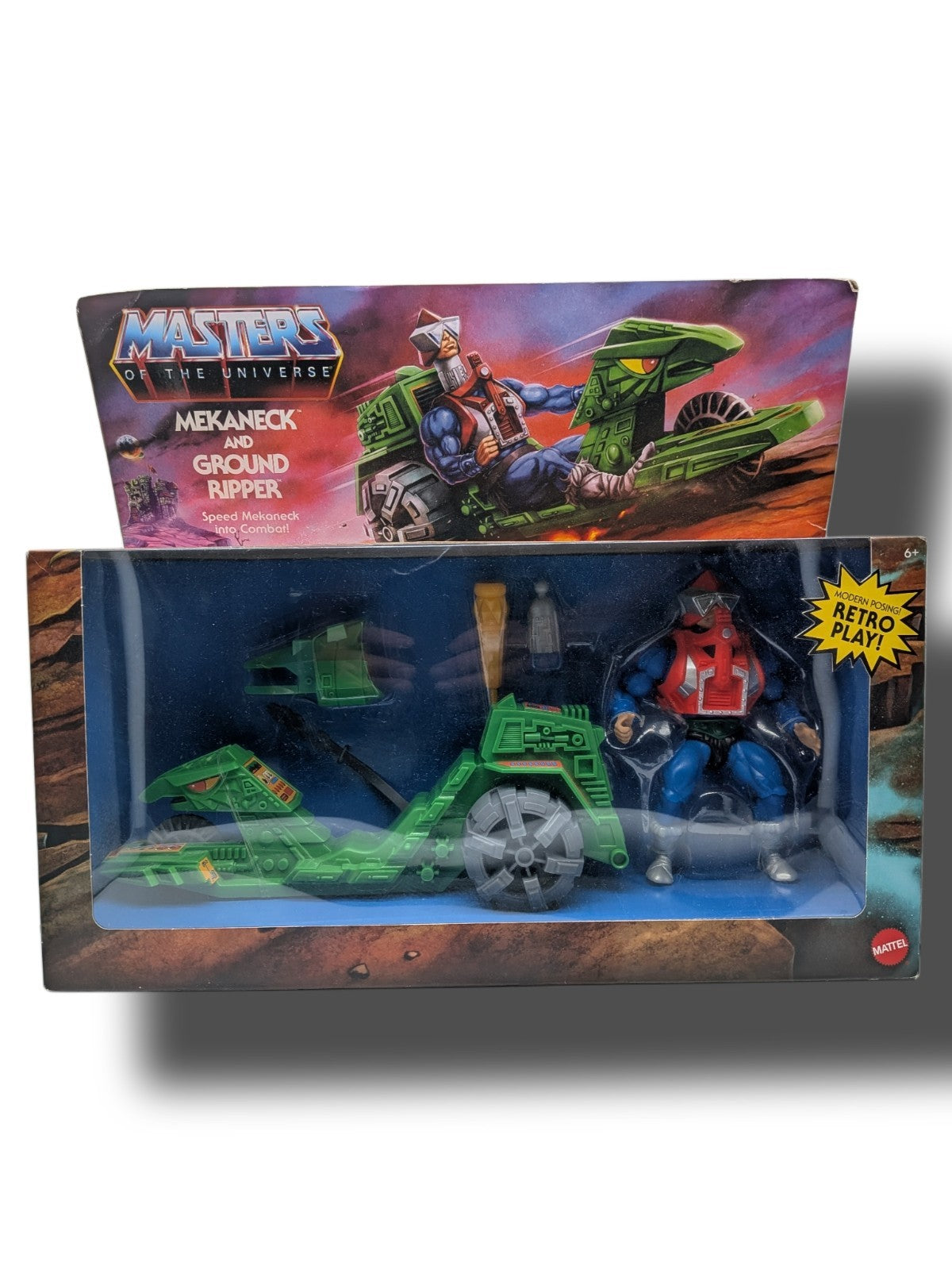 Mattel 2022 Masters of the Universe Origins Mekaneck and Ground Ripper