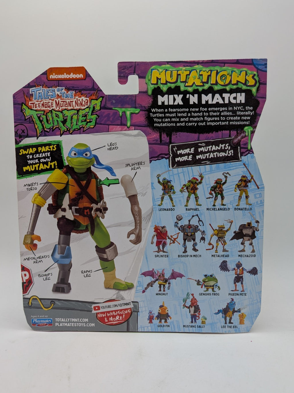 Playmates 2024 TMNT Mix 'N Match Lee the Eel Action Figure 