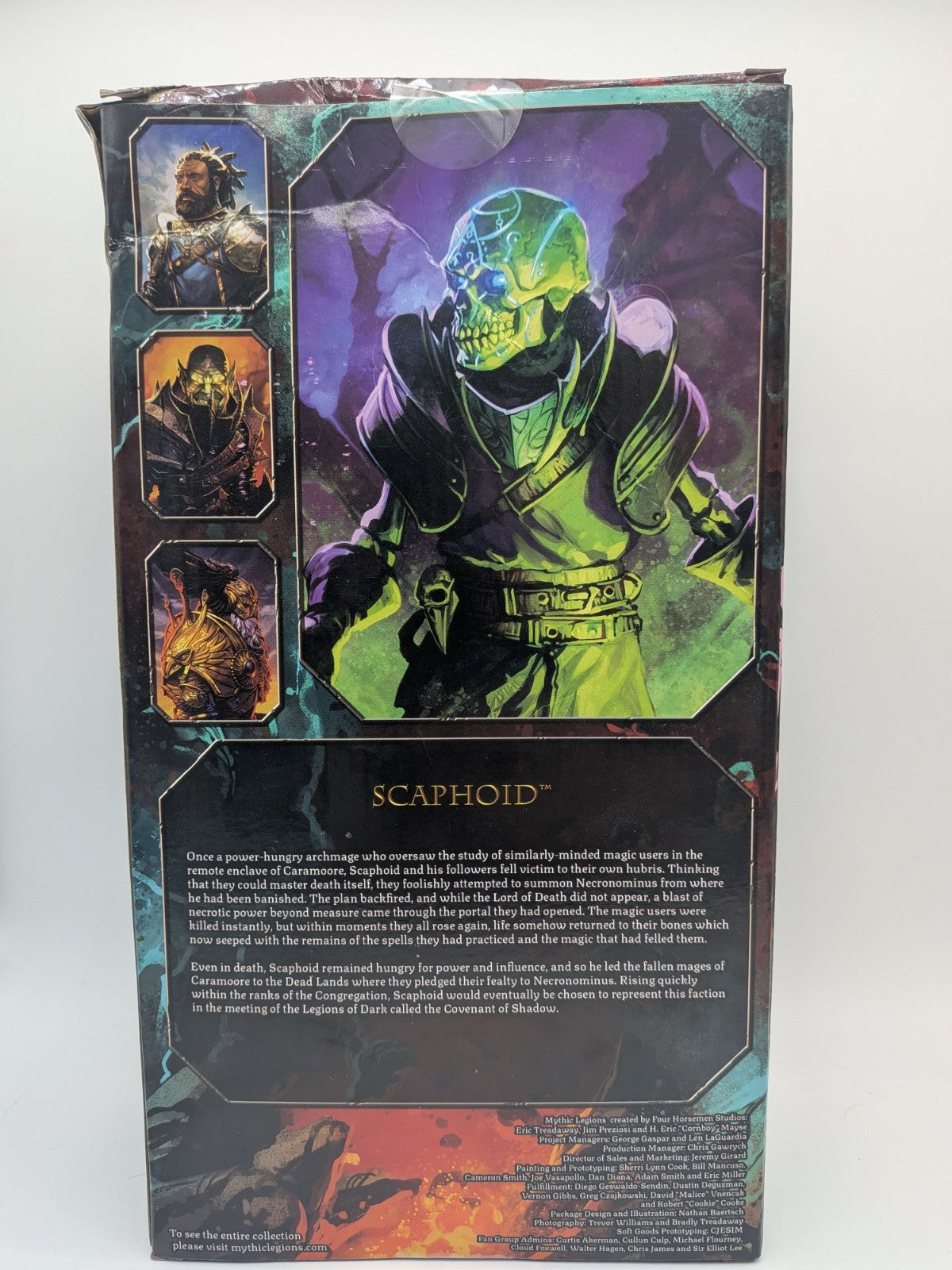 Four Horsemen 2025 Mythic Legions Legacies of Mythoss Scaphoid Action Figure 