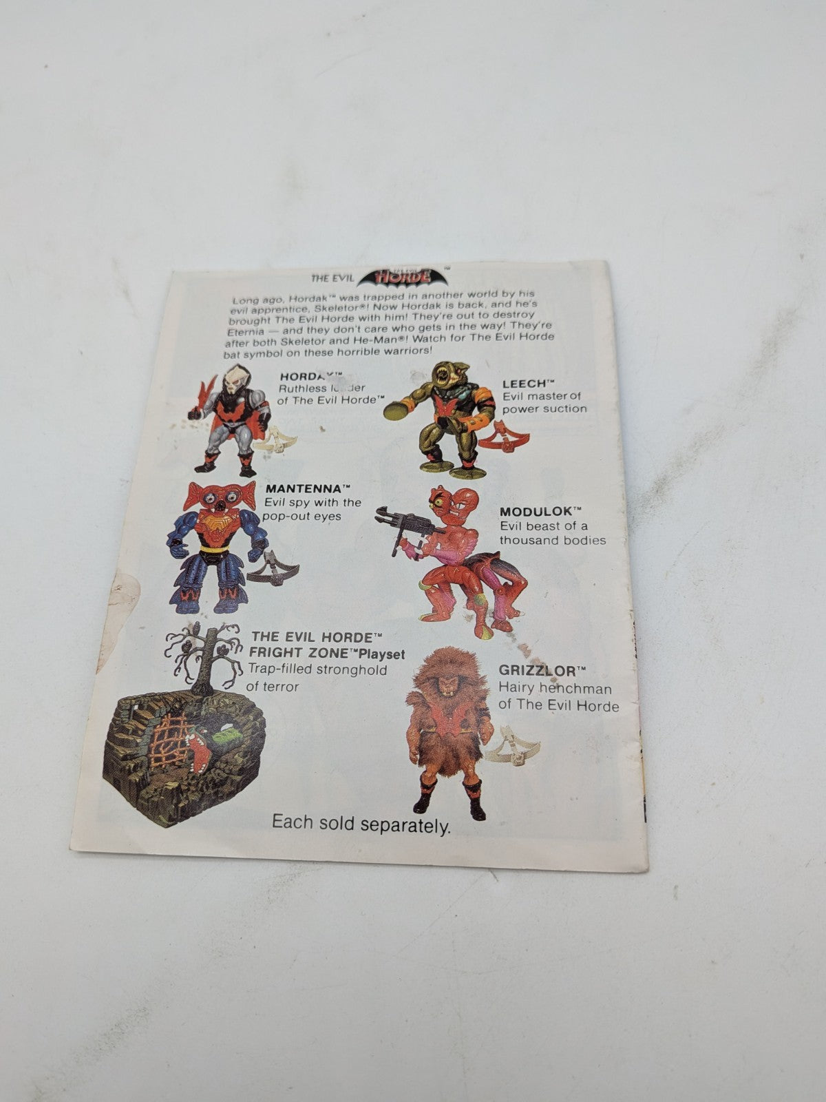 Mattel 1985 MOTU Leech Black Belt Variant Complete Crossbow
