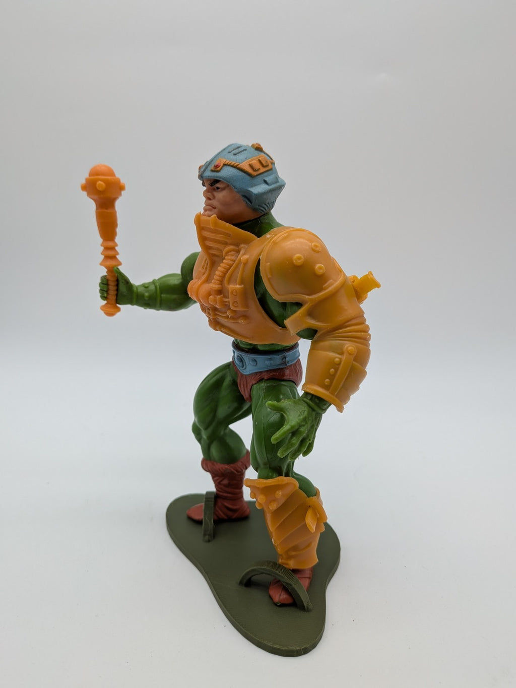 Mattel 1982 Masters of the Universe Man-At-Arms Red Dot Variant - Complete 