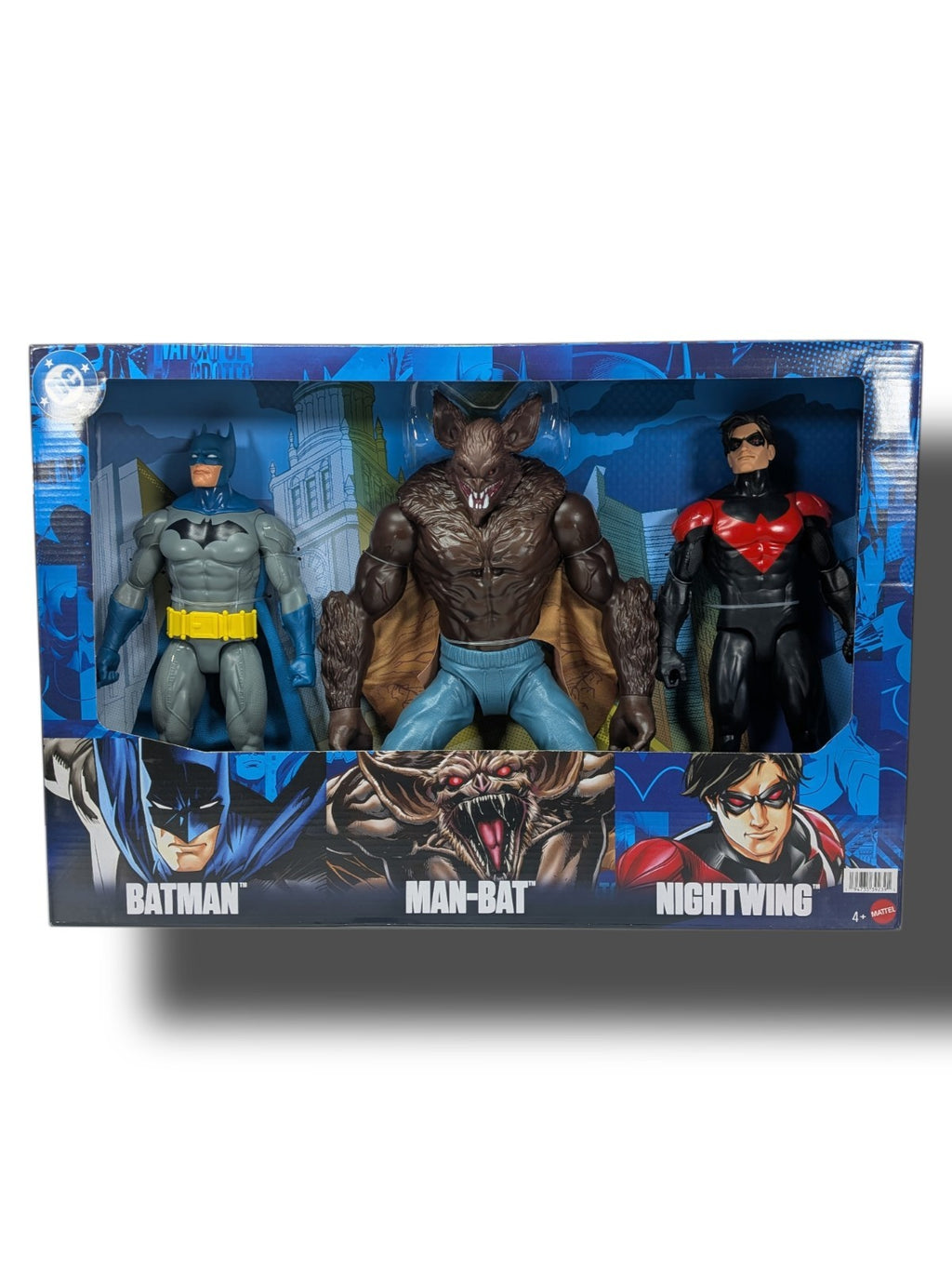 Mattel 2026 DC Batman 12-Inch Action Figure 3-Pack (Batman, Man-Bat, Nightwing)
